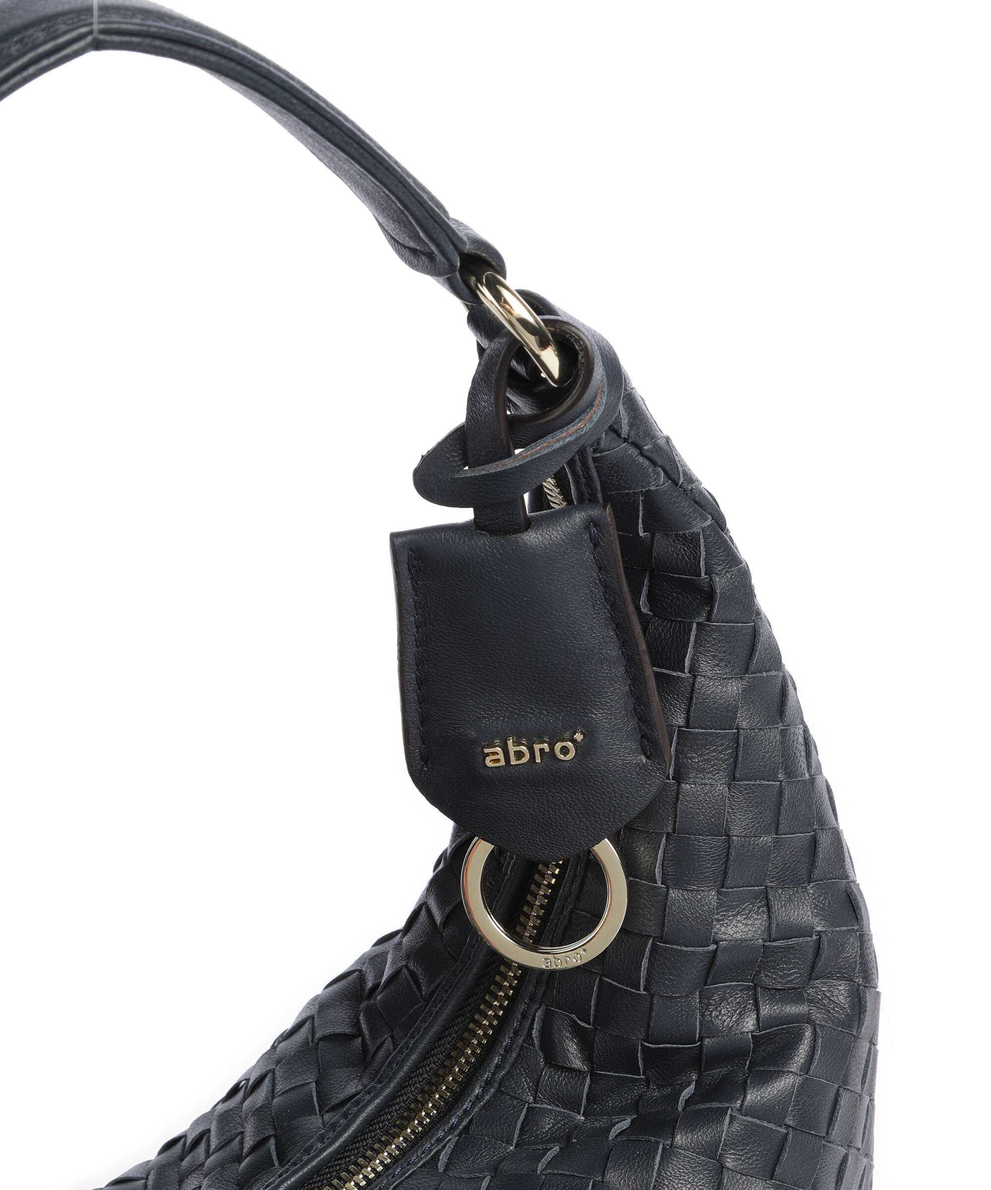 Abro Piuma Nana Small Hobo bag navy