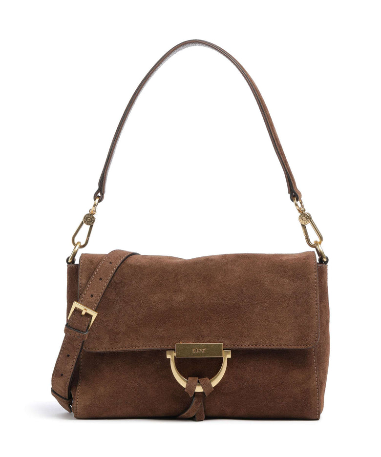 Abro Suede Temi Shoulder bag wood