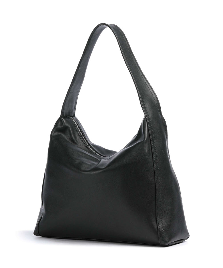 Abro Rosa Light Amber Hobo bag black/nickel