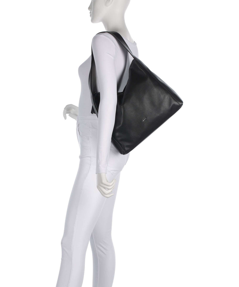 Abro Rosa Light Amber Hobo bag black/nickel