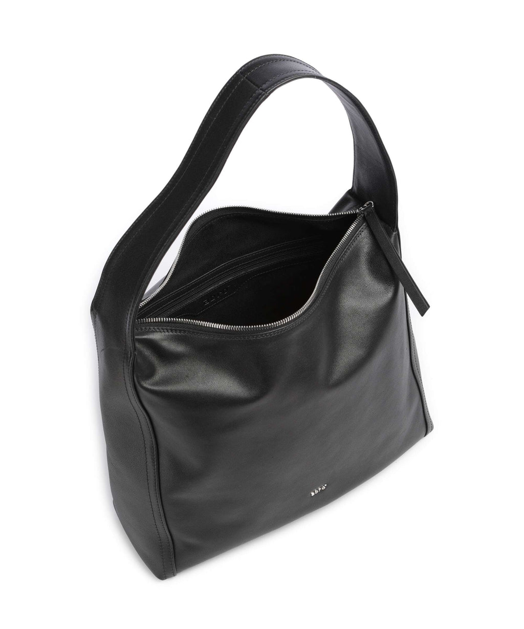 Abro Rosa Light Amber Hobo bag black/nickel