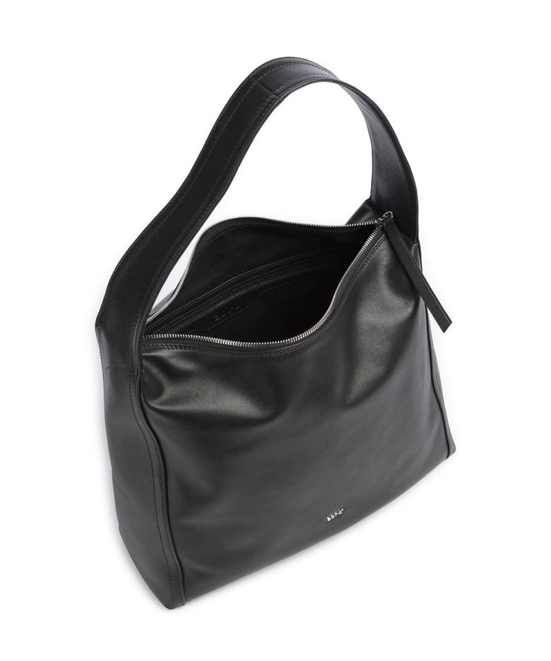 Abro Rosa Light Amber Hobo bag black/nickel