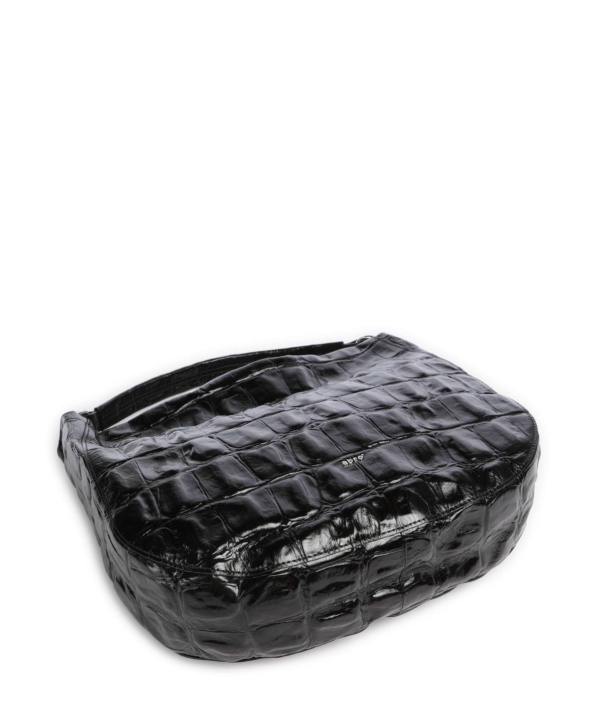 Abro Maxi Cocco Mia Hobo bag black/nickel