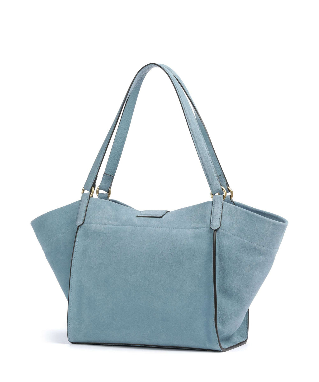 Abro Suede Temi Tote bag sapphire