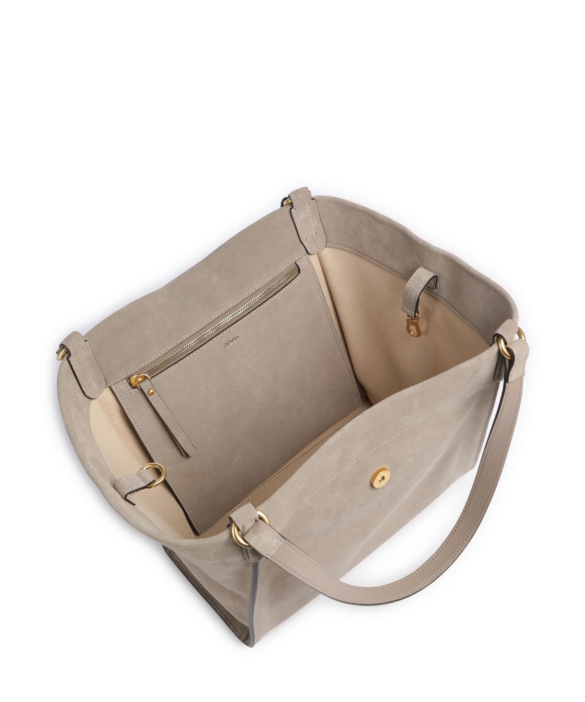 Abro Suede Temi Tote bag siena