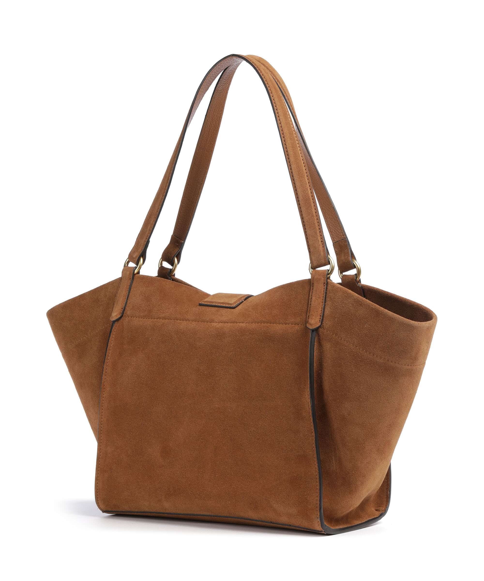 Abro Suede Temi Tote bag cuoio