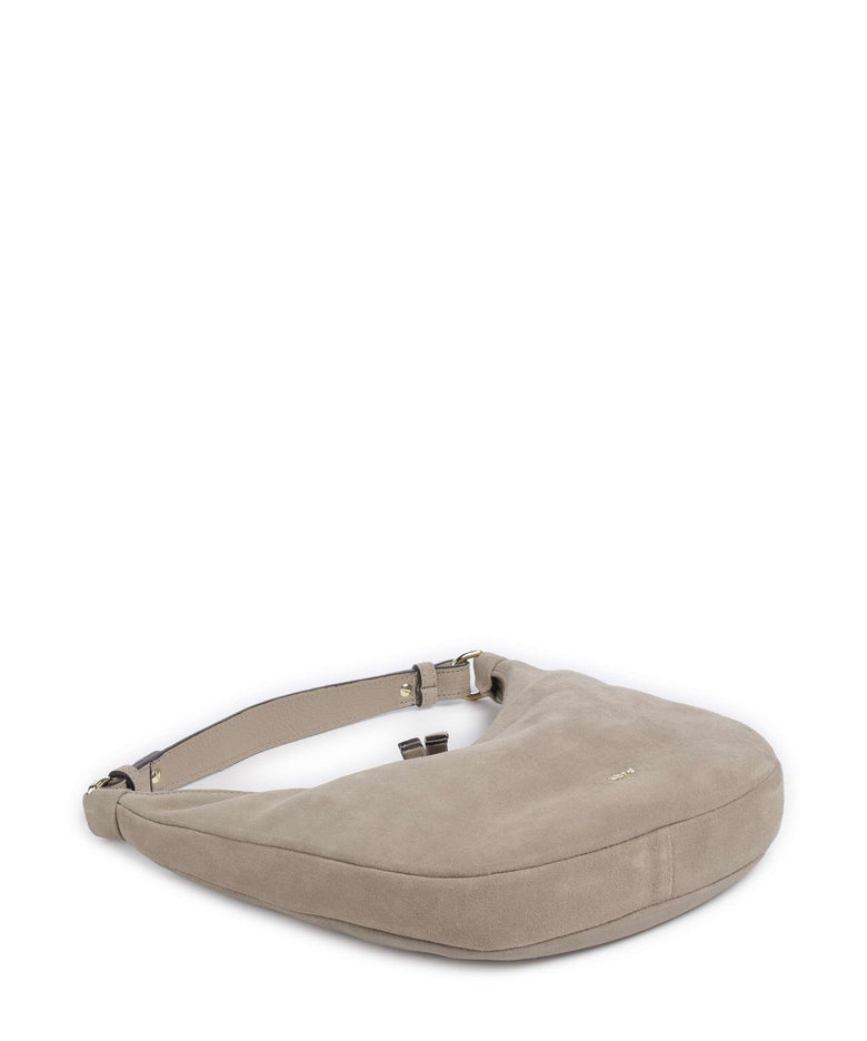 Abro Suede Nana Mini Hobo bag siena