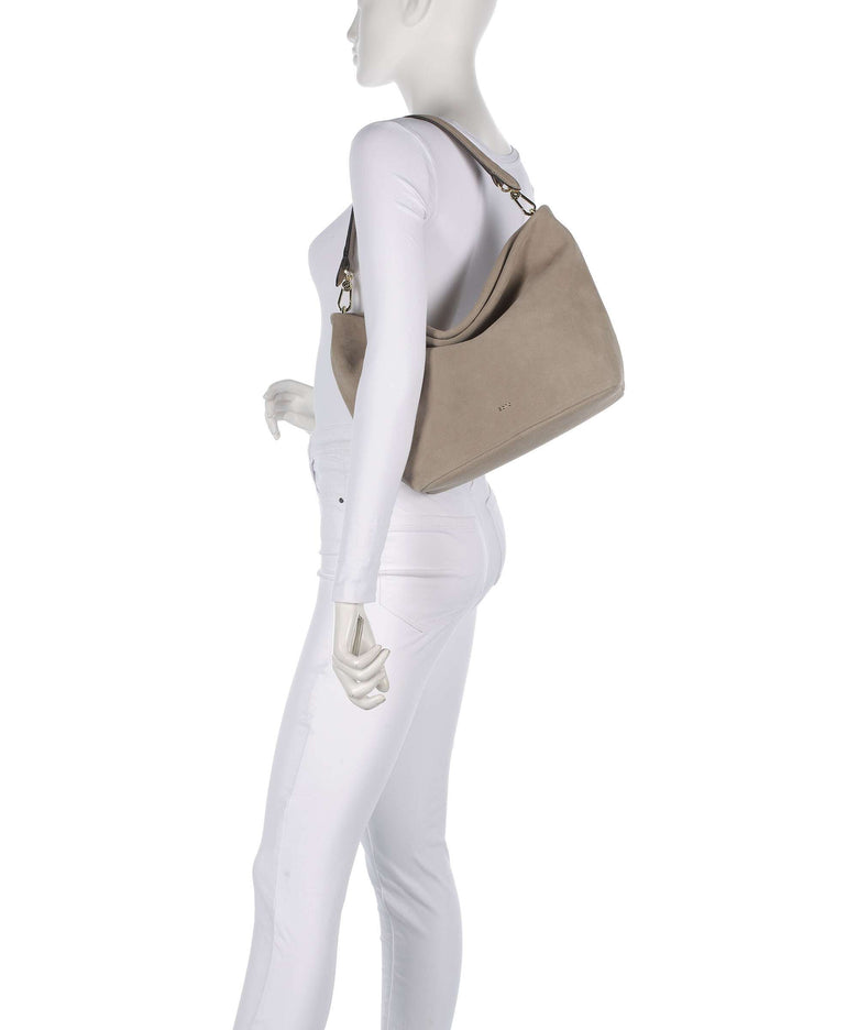 Abro Suede Ebony Hobo bag siena