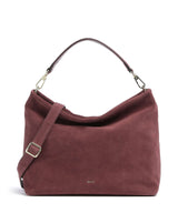 Abro Suede Kaia Hobo tas bordeaux