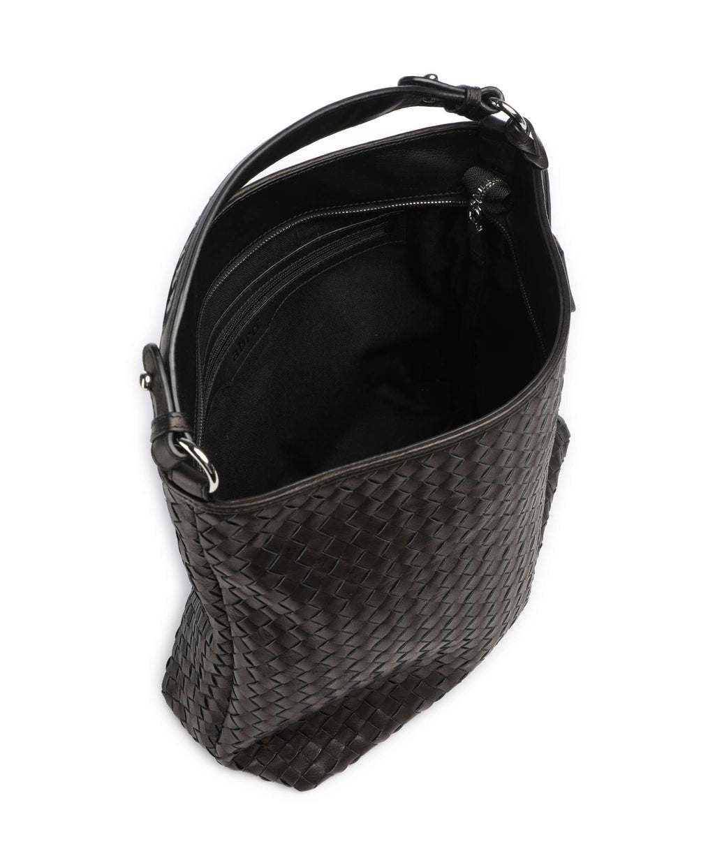 Abro Savage Elvi Small Hobo bag black/nickel
