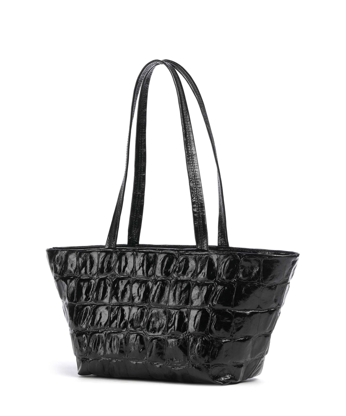 Abro Maxxi Cocco Alba Shoulder bag black/nickel