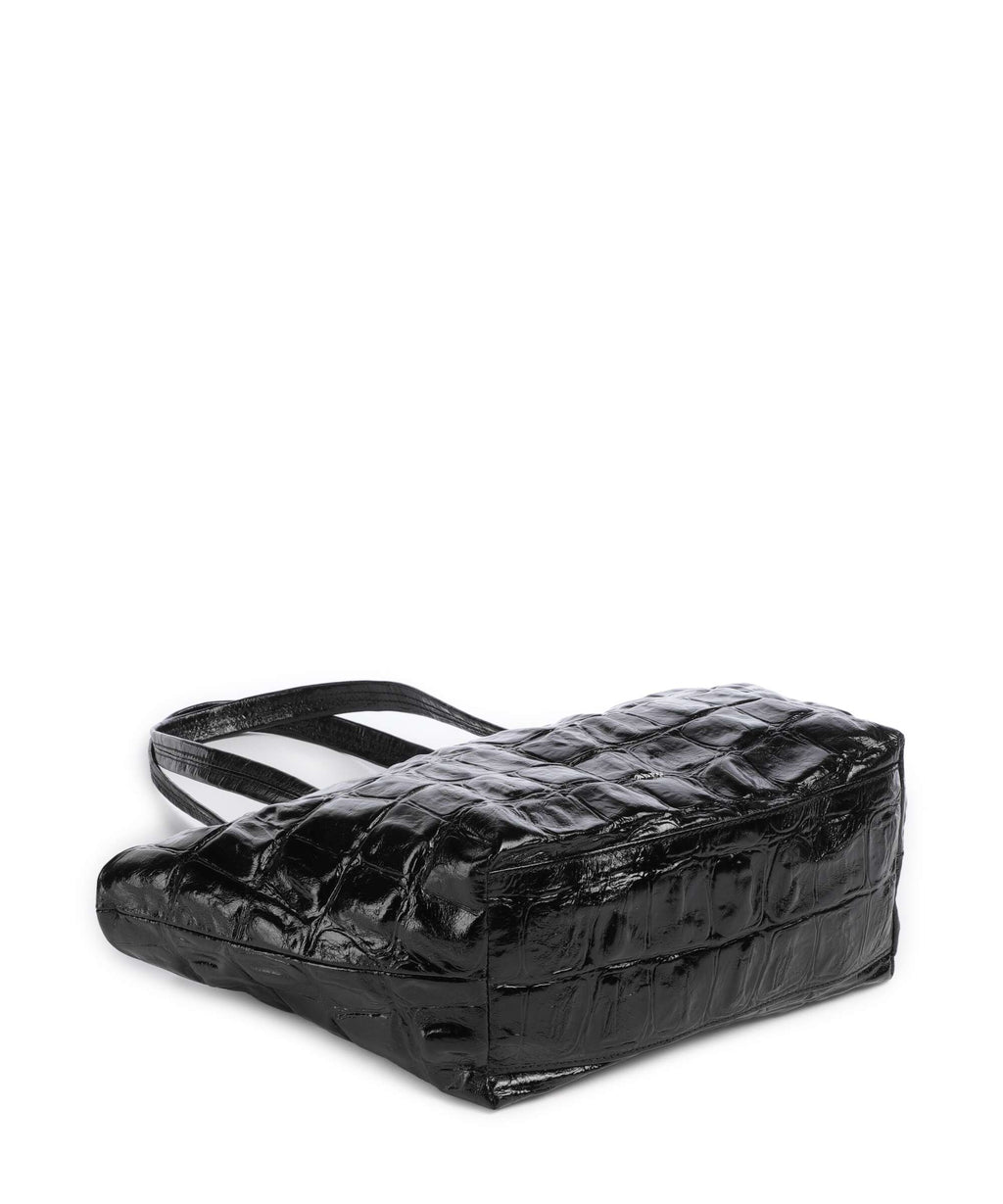 Abro Maxxi Cocco Alba Tote bag black/nickel