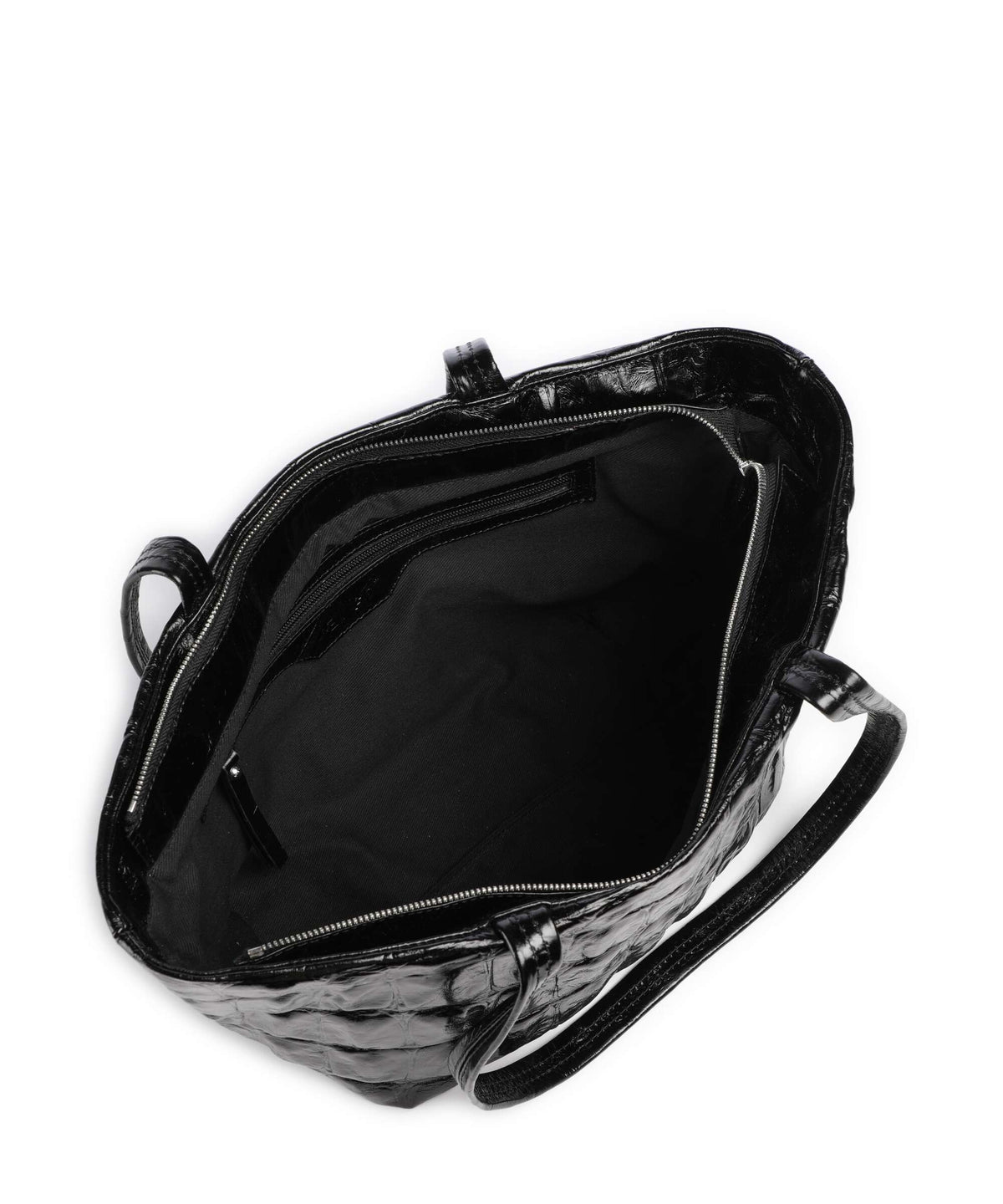 Abro Maxxi Cocco Alba Shoulder bag black/nickel