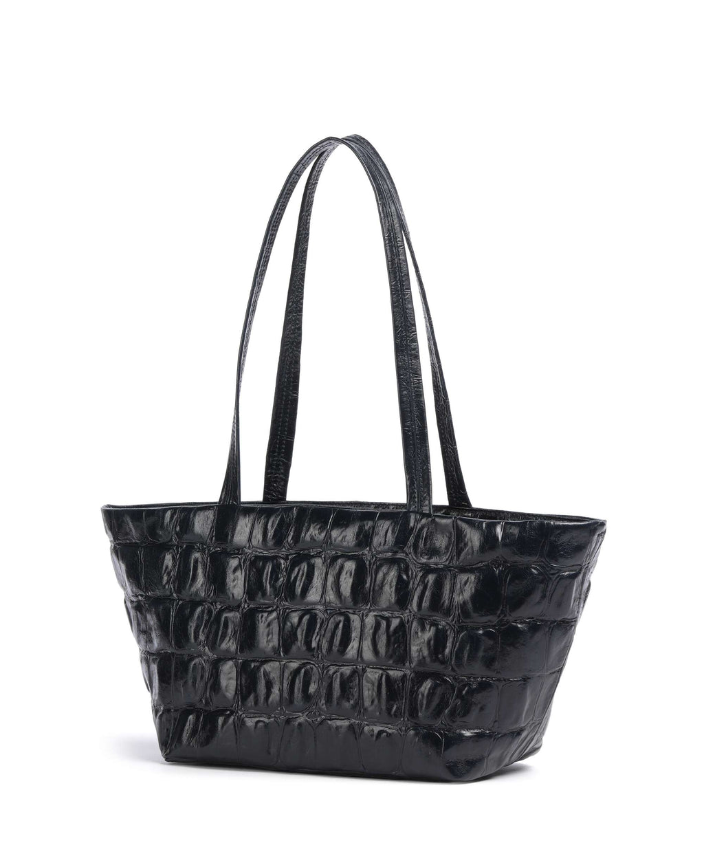 Abro Maxxi Cocco Alba Tote bag navy