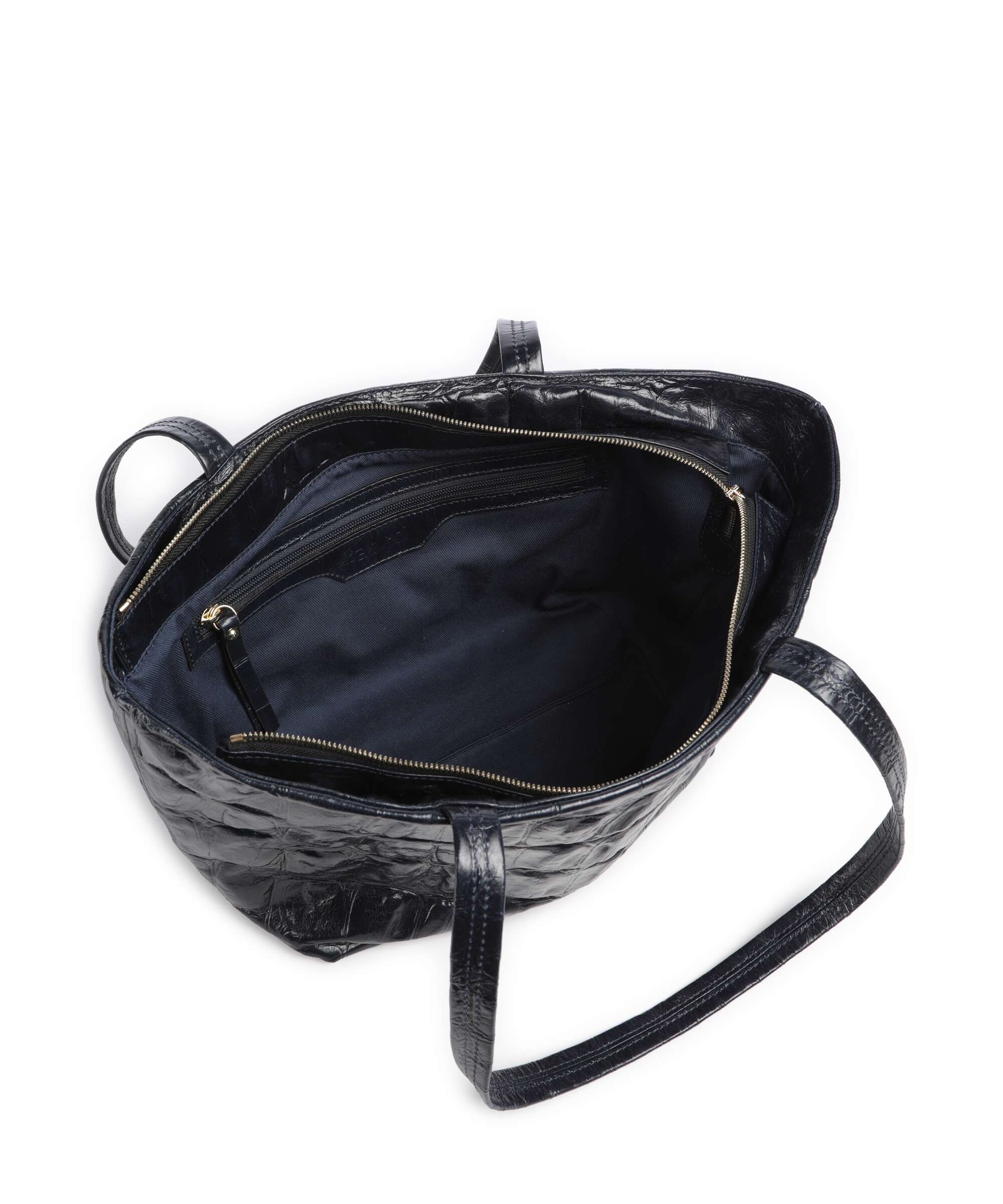 Abro Maxxi Cocco Alba Tote bag navy
