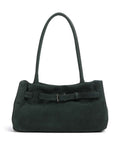 Abro Suede Jill Shoulder bag green