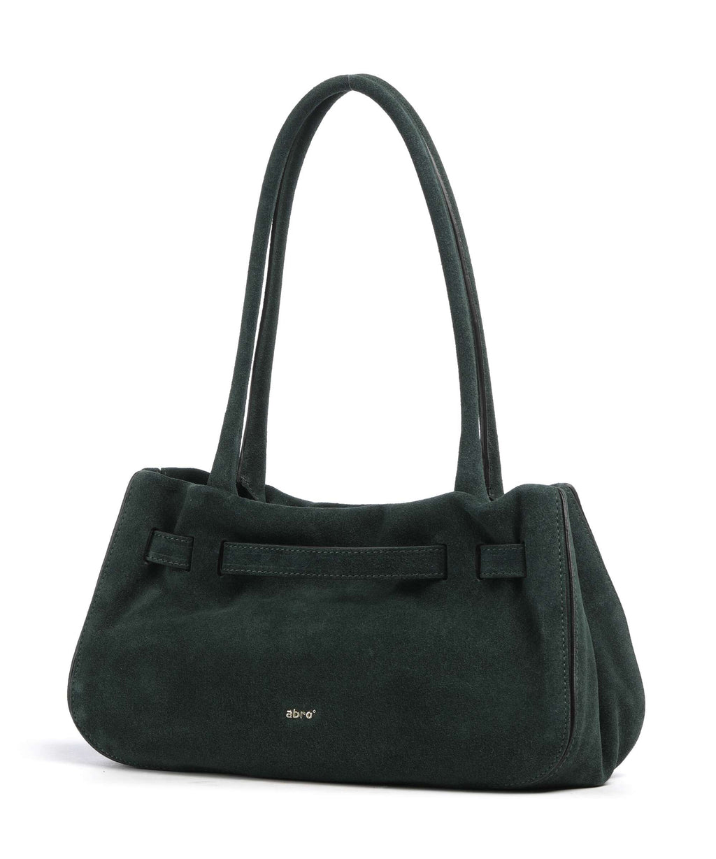 Abro Suede Jill Shoulder bag green