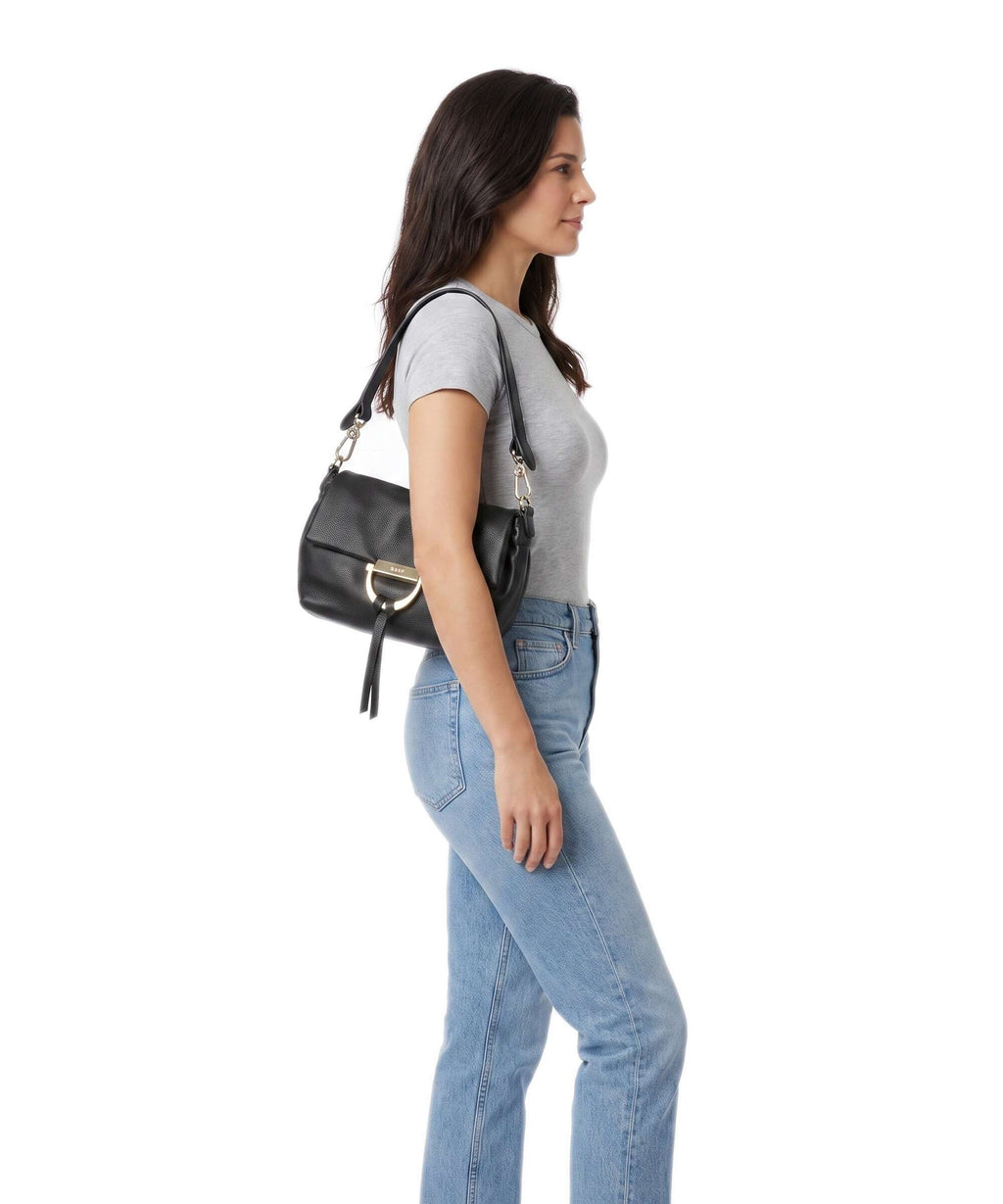 Abro Dalia Temi Small Shoulder bag black/gold