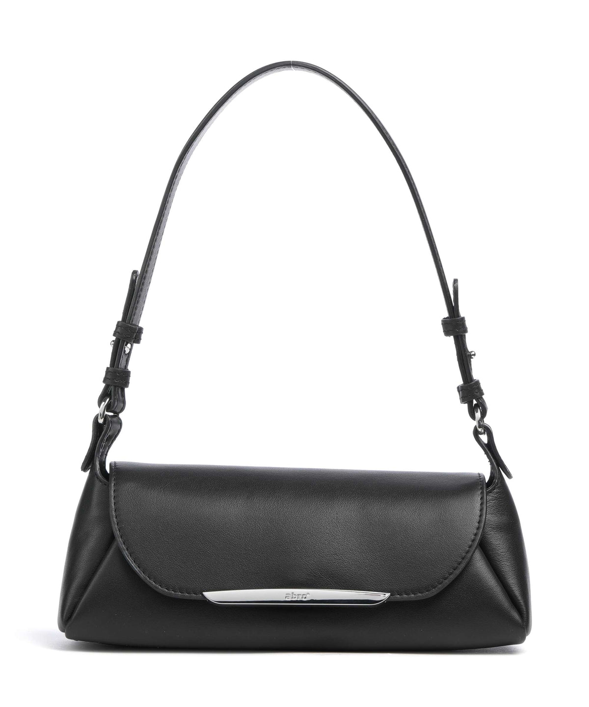 Abro Piuma Pisa Park Shoulder bag black/nickel