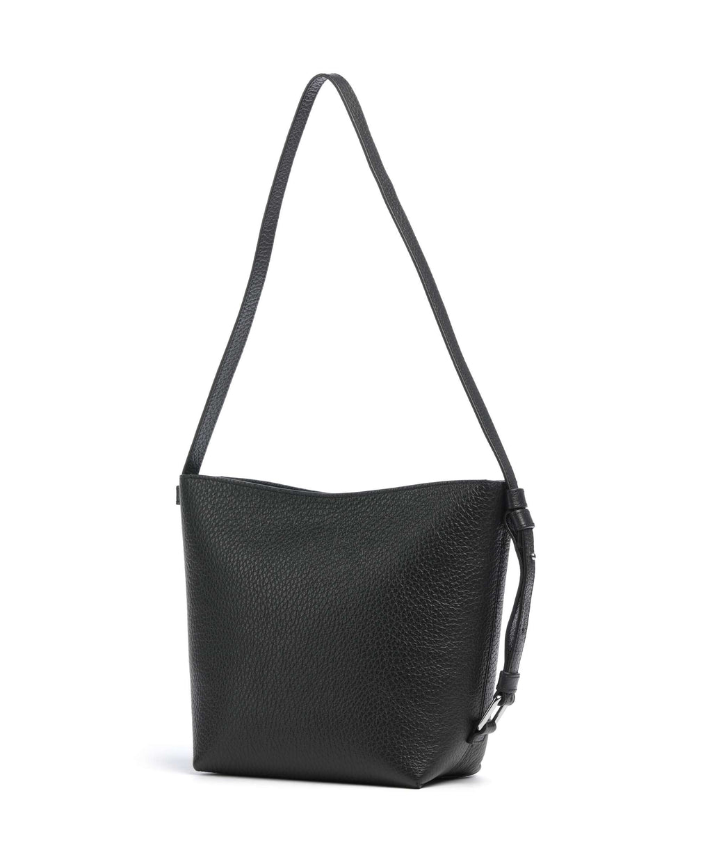 Abro Tekla Cosmo Hobo bag black/nickel