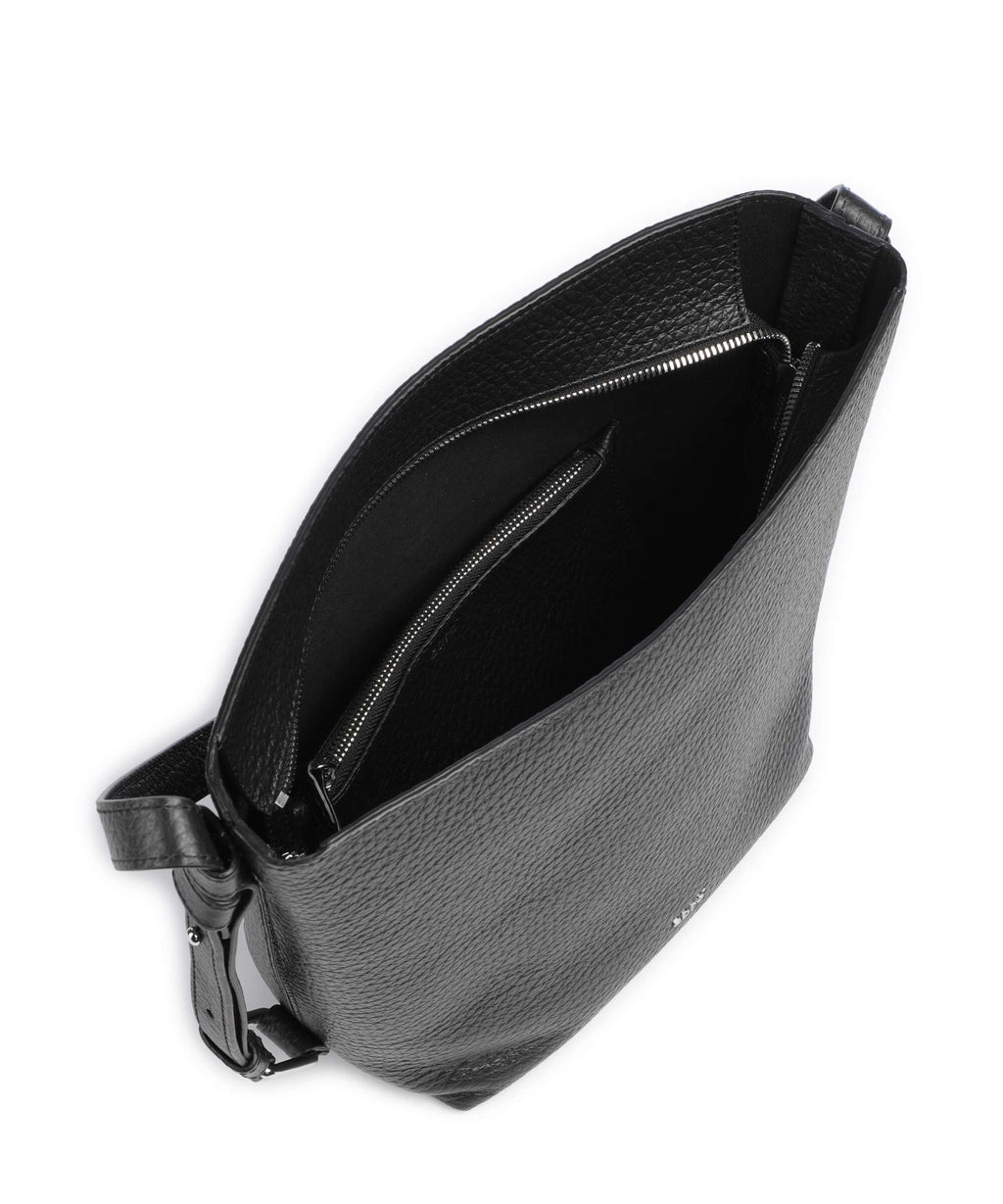 Abro Tekla Cosmo Hobo bag black/nickel