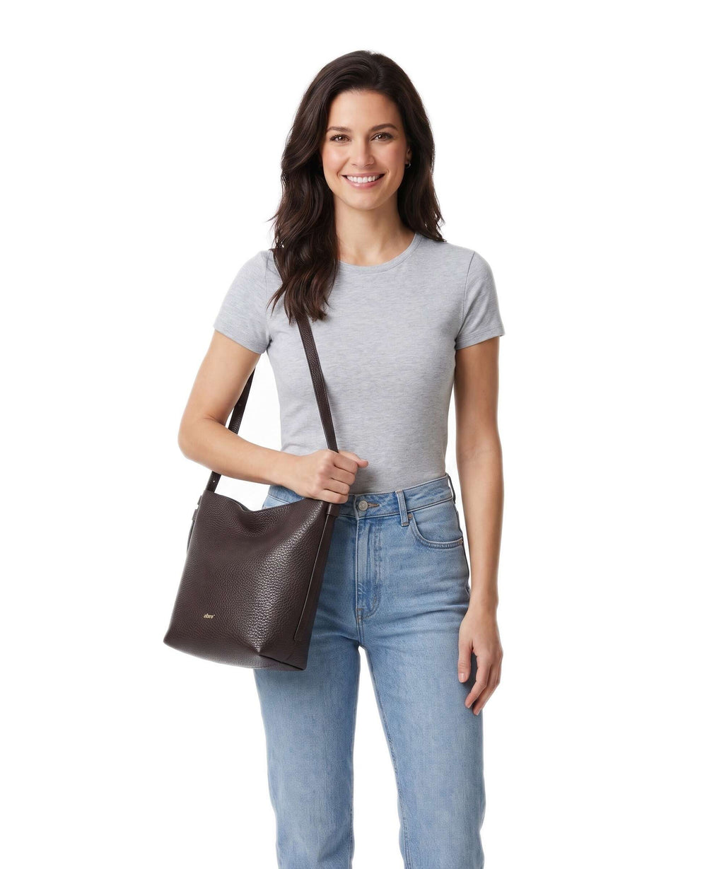 Abro Tekla Cosmo Hobo bag burgundy