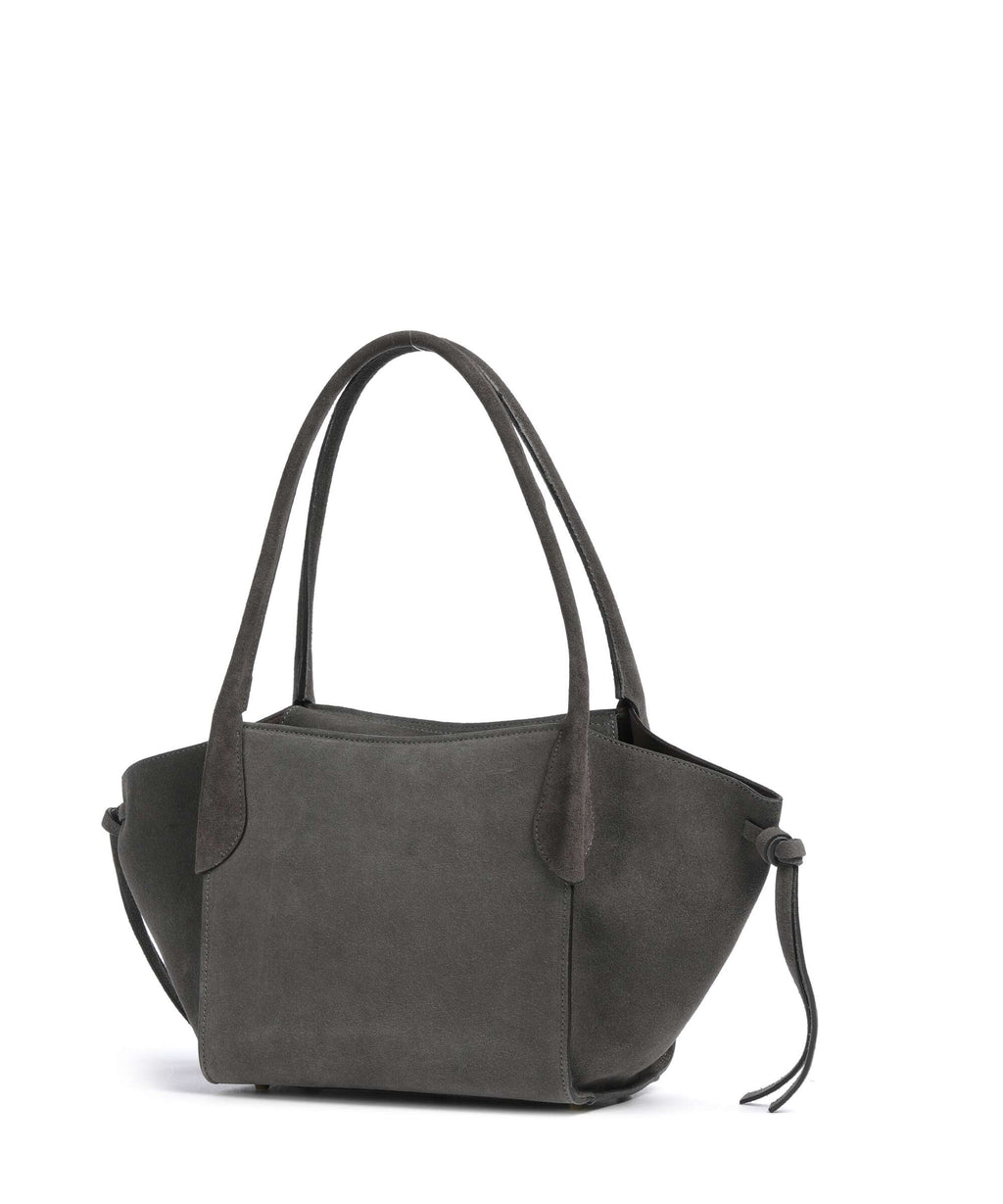 Abro Suede Vibe Small Shoulder bag grey