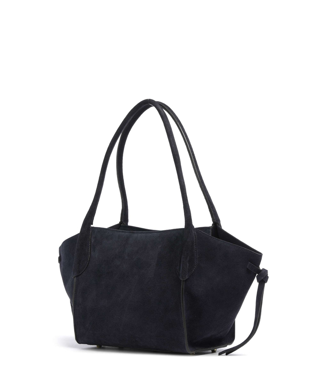 Abro Suede Vibe Small Shoulder bag navy