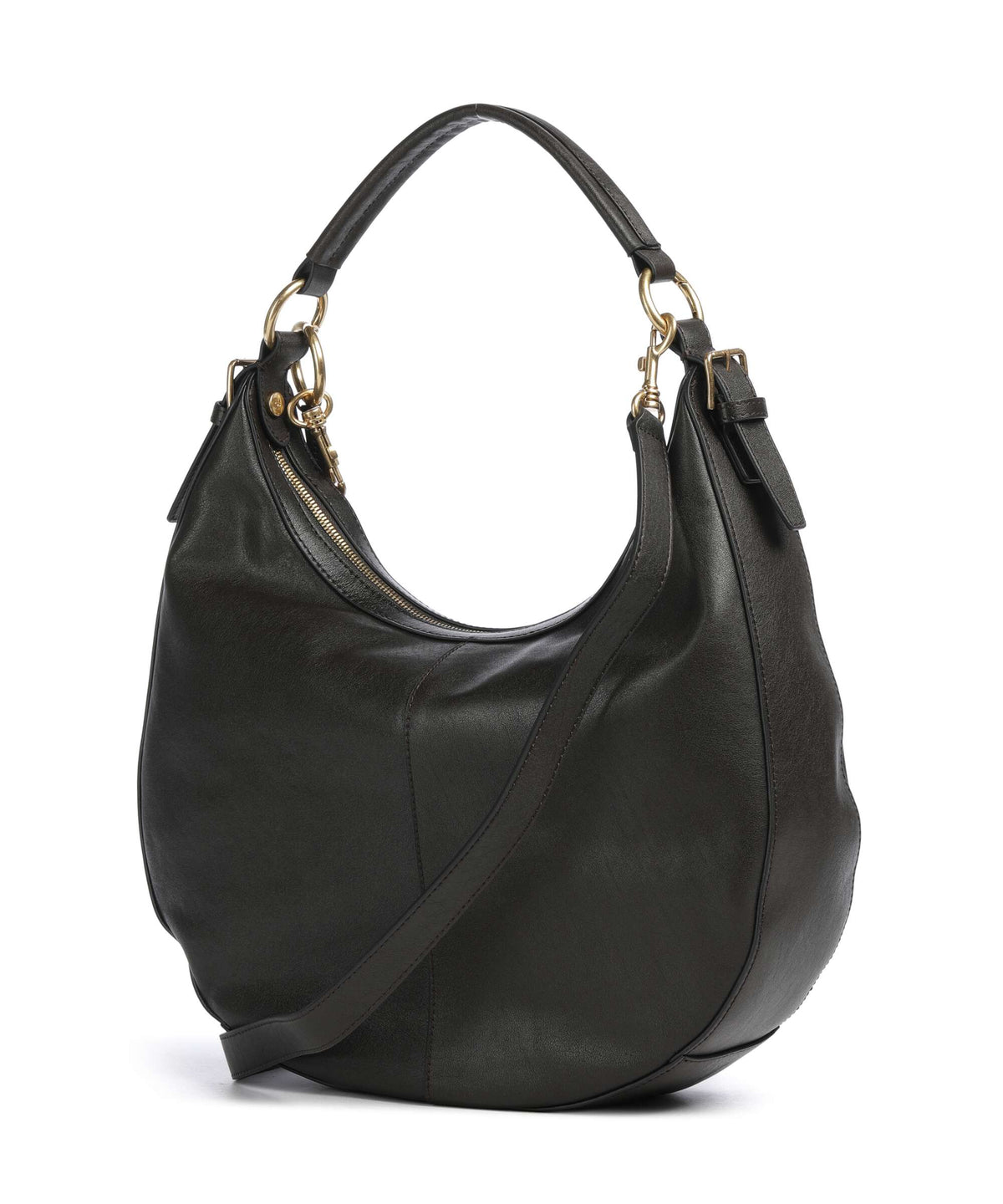 Marc O'Polo Philine M Hobo bag burnt coffee