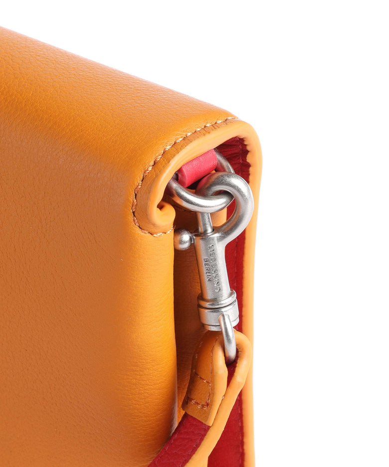 Liebeskind Elouise Metallic Foil XS Crossbody bag brick