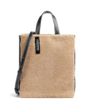 Liebeskind Paper Bag Shearling M Sac à main dark clay