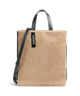 Liebeskind Paper Bag Shearling M Sac à main dark clay