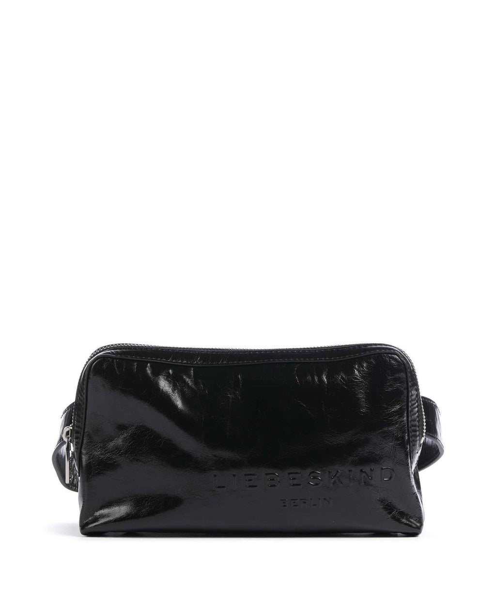 Liebeskind Elvira Paper Touch Crinkle Belt bag black