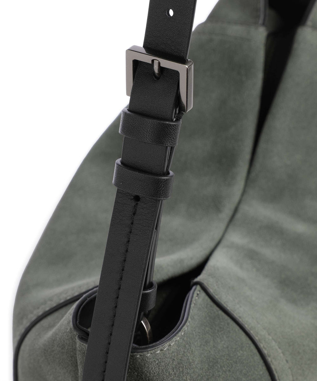 Liebeskind Chudy Suede M Hobo bag cypress green