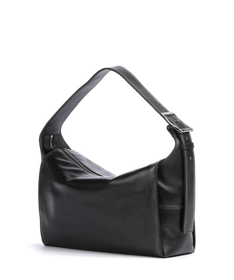 Liebeskind Lou Vintage Leather M Hobo bag black