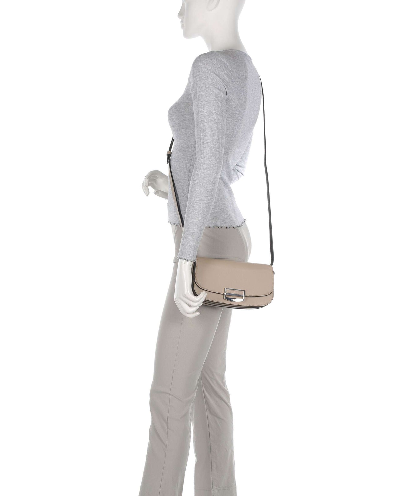 Liebeskind Ezra Calf Optic S Crossbody bag stone