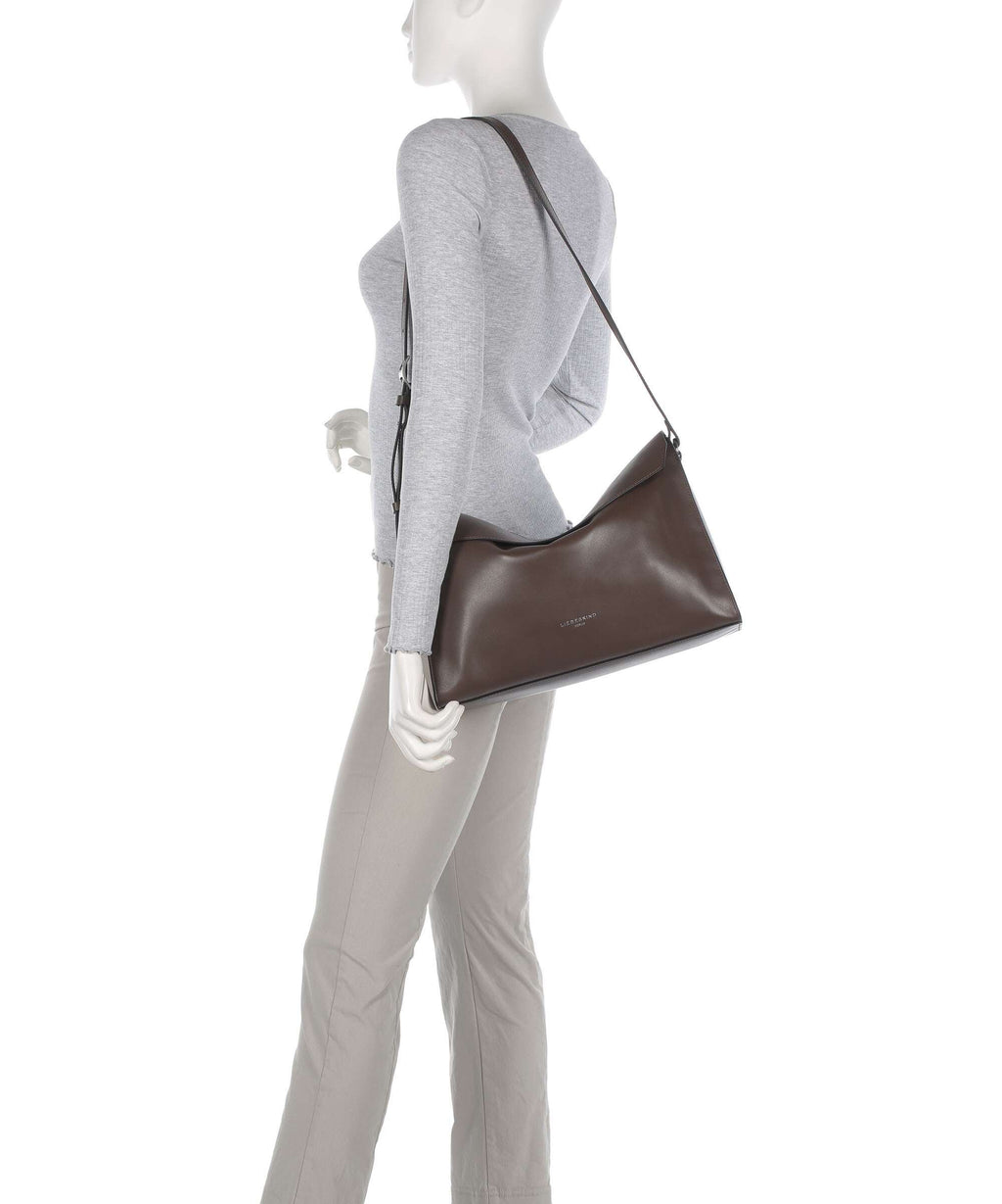 Liebeskind Lora Calf Optic M Crossbody bag light truffel