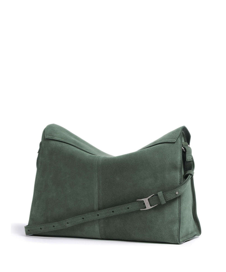 Liebeskind Lora Suede M Crossbody bag cypress green