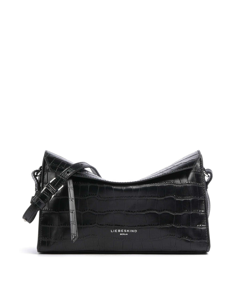 Liebeskind Lora Croco S Crossbody bag black