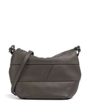 Liebeskind Edda Calf Optic S Crossbody tas dark grigio