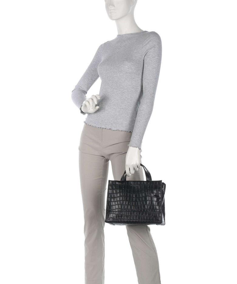 Liebeskind Lou 2 New Croco M Handbag black