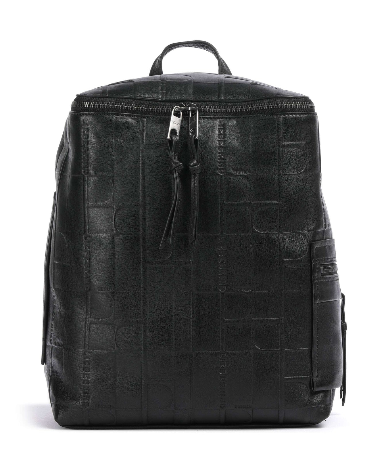 Liebeskind Hera Monogram Sheep Natural M Backpack black