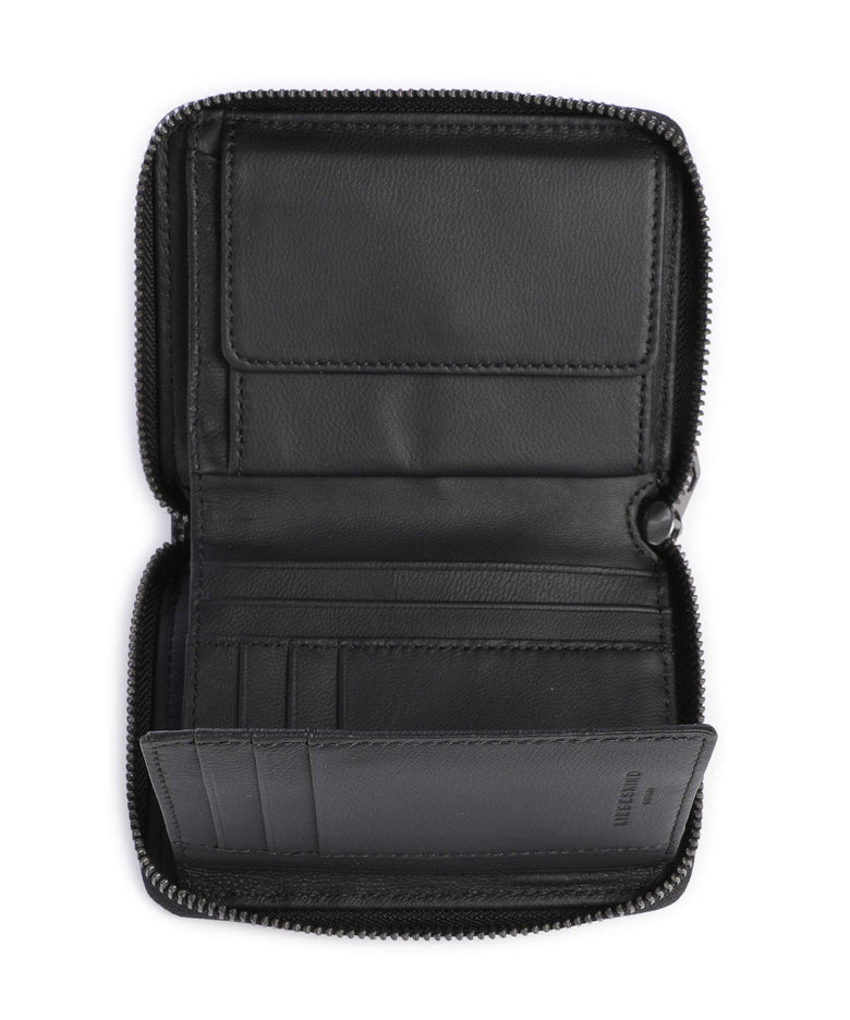 Liebeskind Conny Lack Distressed Wallet dark stone