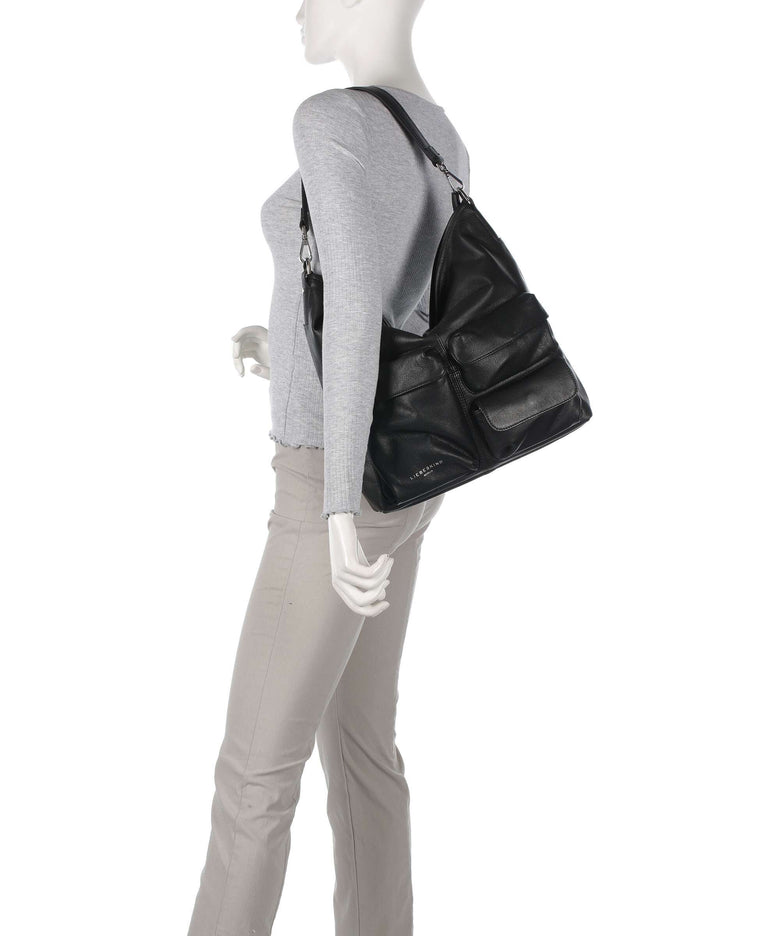 Liebeskind LK 204 3D Leather Hobo bag black