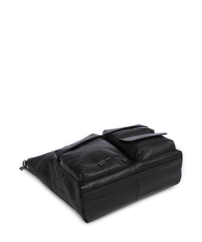 Liebeskind LK 204 Archive 3D Leather Hobo bag black