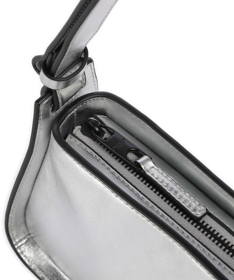 Liebeskind Franzis Lack Distressed S Shoulder bag silver