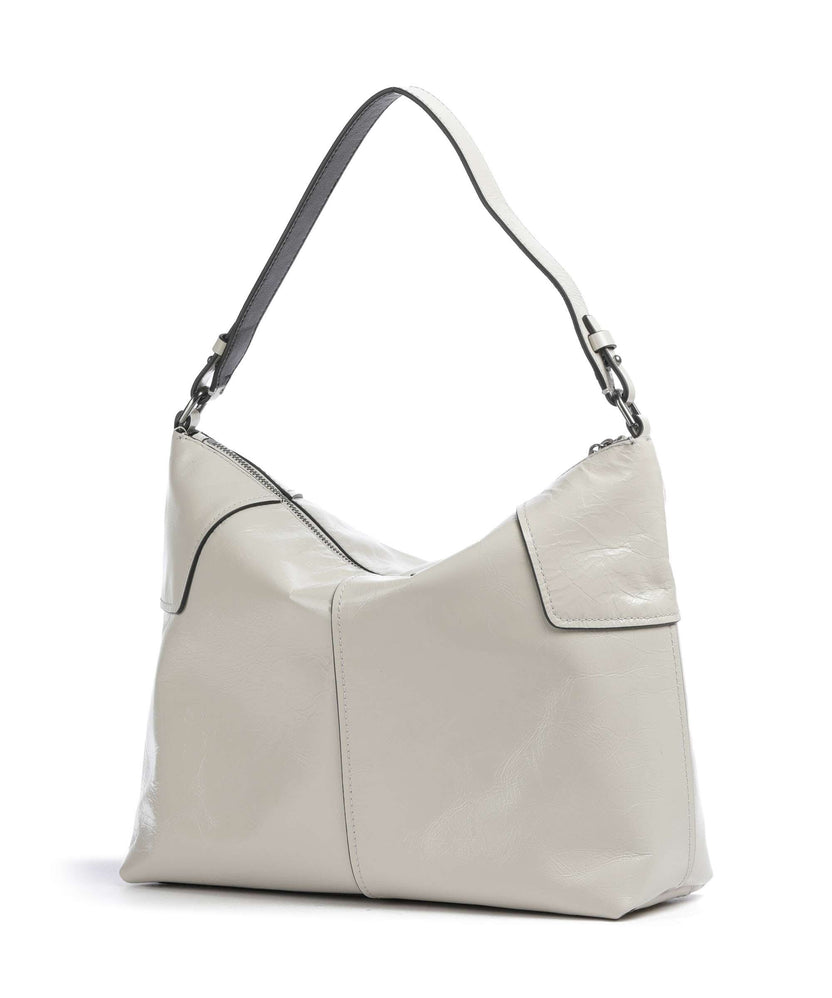 Liebeskind Mila Lack Distressed M Hobo bag milk