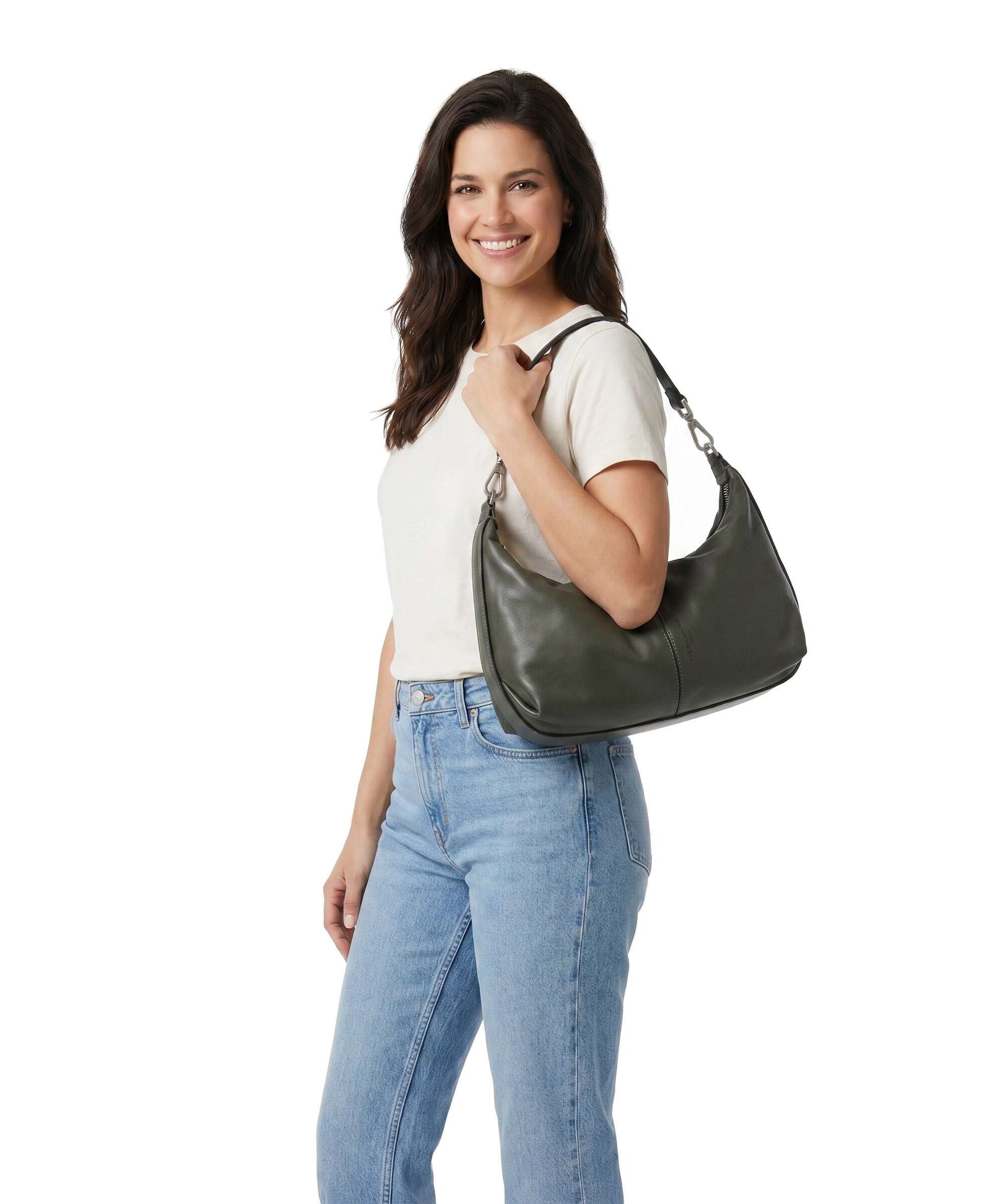 Liebeskind Paris Sheep Natural Shoulder bag cypress green