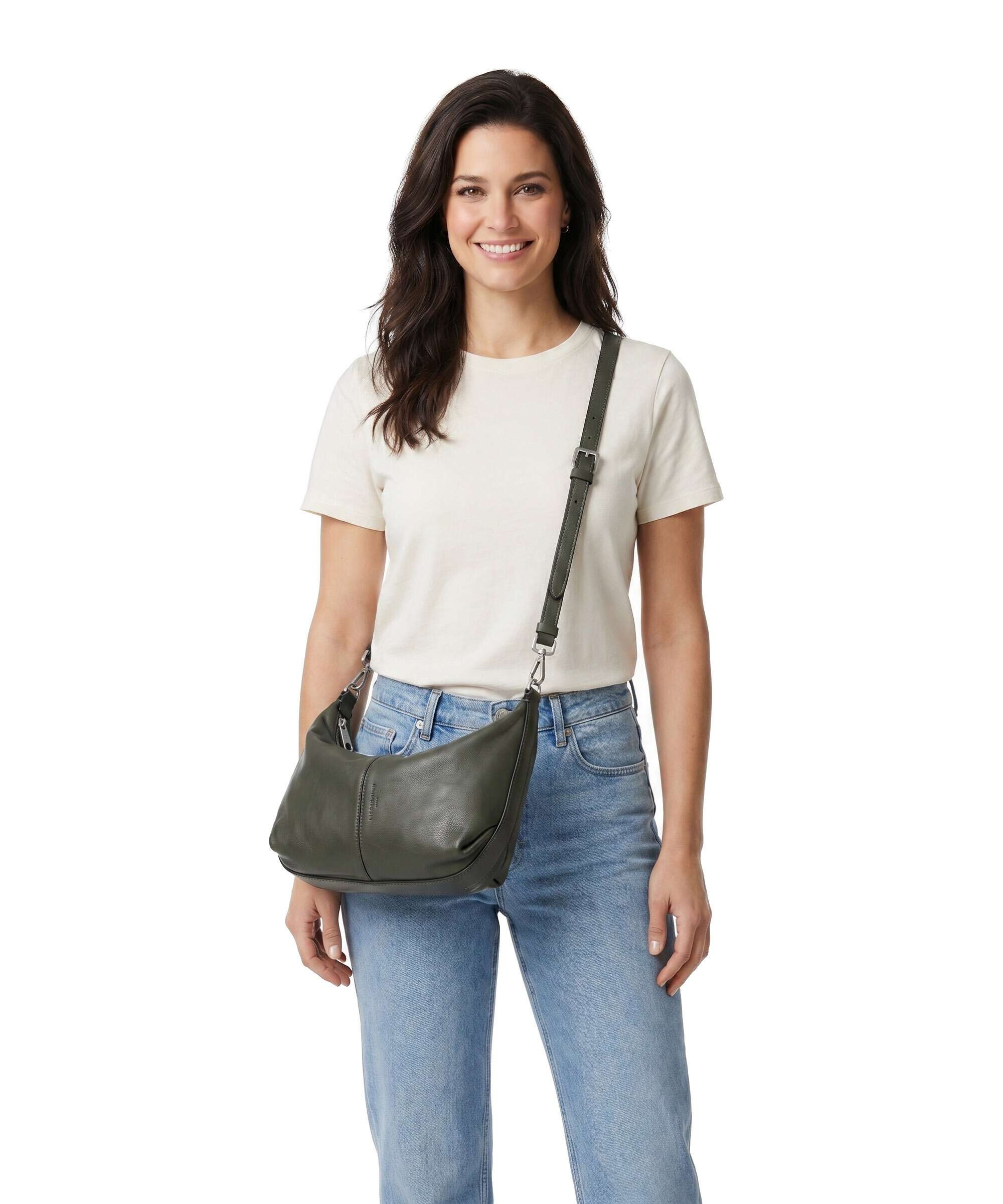 Liebeskind Paris Sheep Natural Shoulder bag cypress green