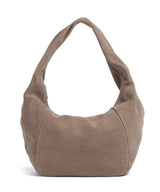 Liebeskind Farrah Suede M Hobo tas neutral gray